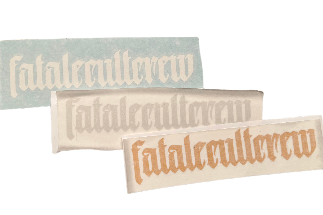 Fatale Cult Crew Decal 7"